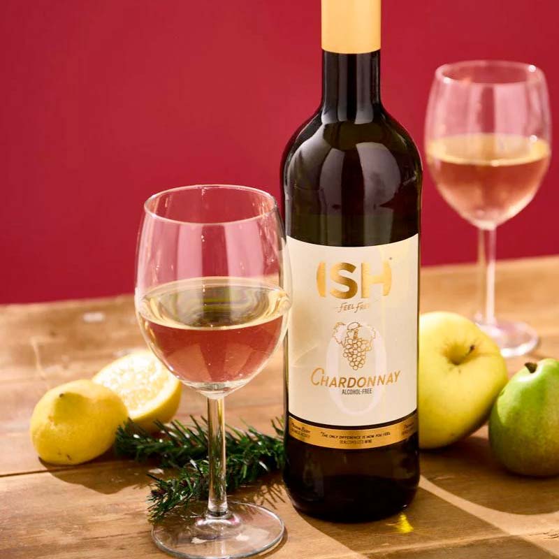 Ish non alcoholic wine alkoholfri hvidvin chardonnay