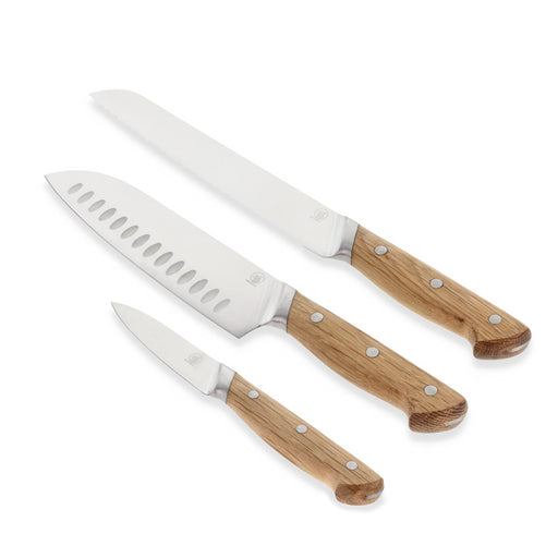 morsø foresta knivsæt 3 dele brødkniv urtekniv santuko kniv