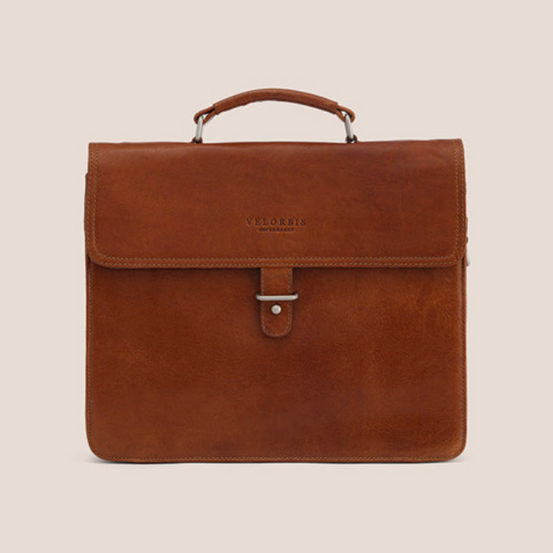 Velorbis Copenhagen - Briefcase Honey arbejdstaske computertaske læder