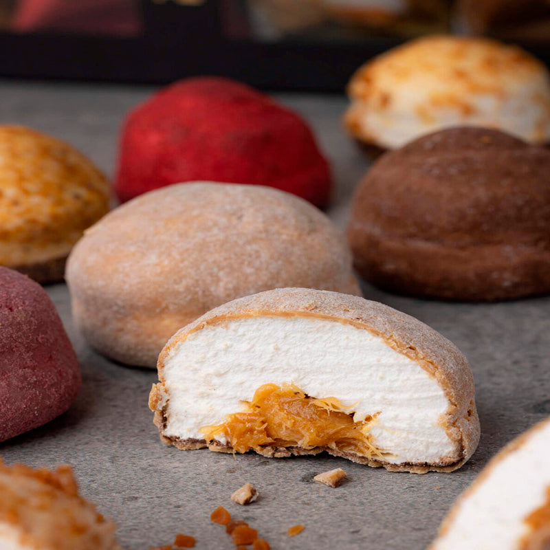 Fyldte gourmet skumfiduser fra The Mallows julen 2024
