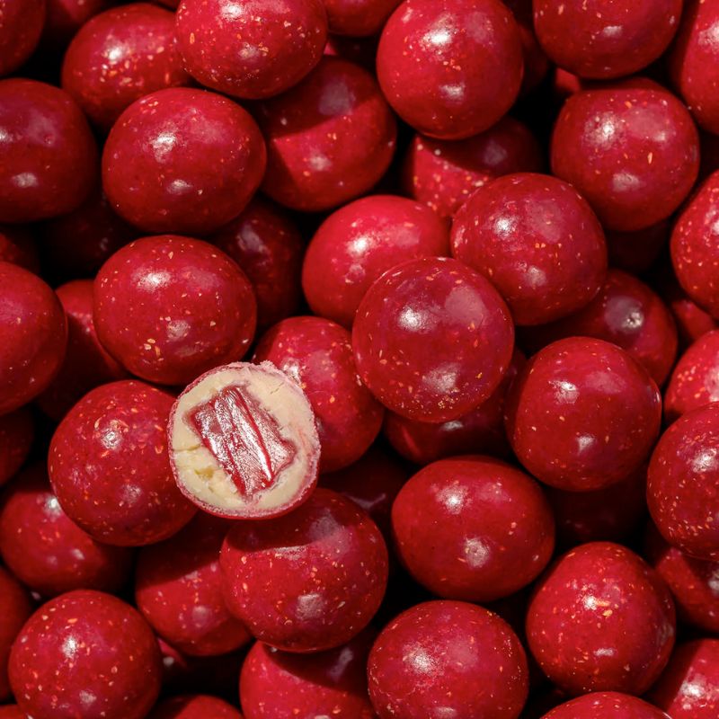BOX The Original Raspberry – chokoladeovertrukket winegum vingummi chokolade hindbær