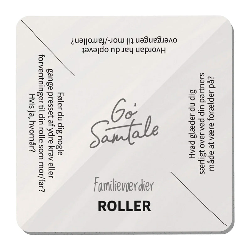 Go' Samtale - Om at blive forældre - samtale spil