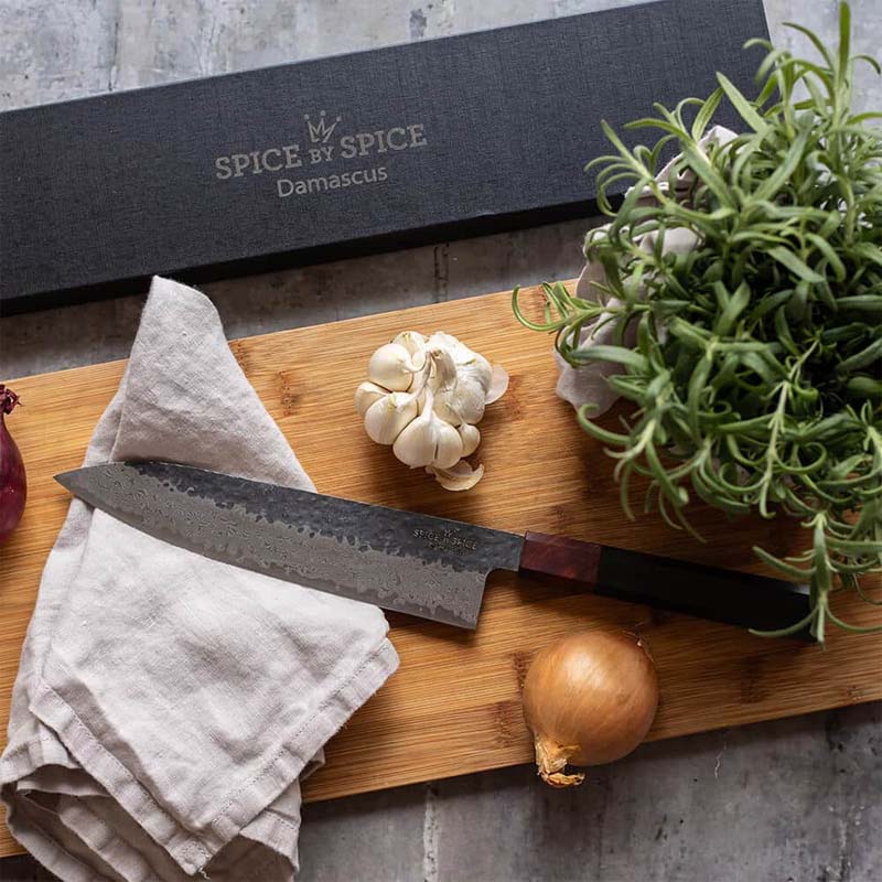 Spice by Spice - Japansk kokkekniv, damaskus
