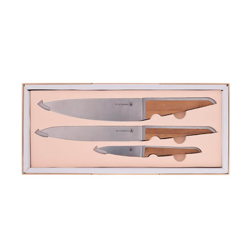 Laguiole køkkenknive i bambus