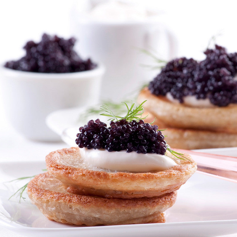 Til en RIGTIG Nytårsaften hører der Russiske Blinis og ægte Caviar til.