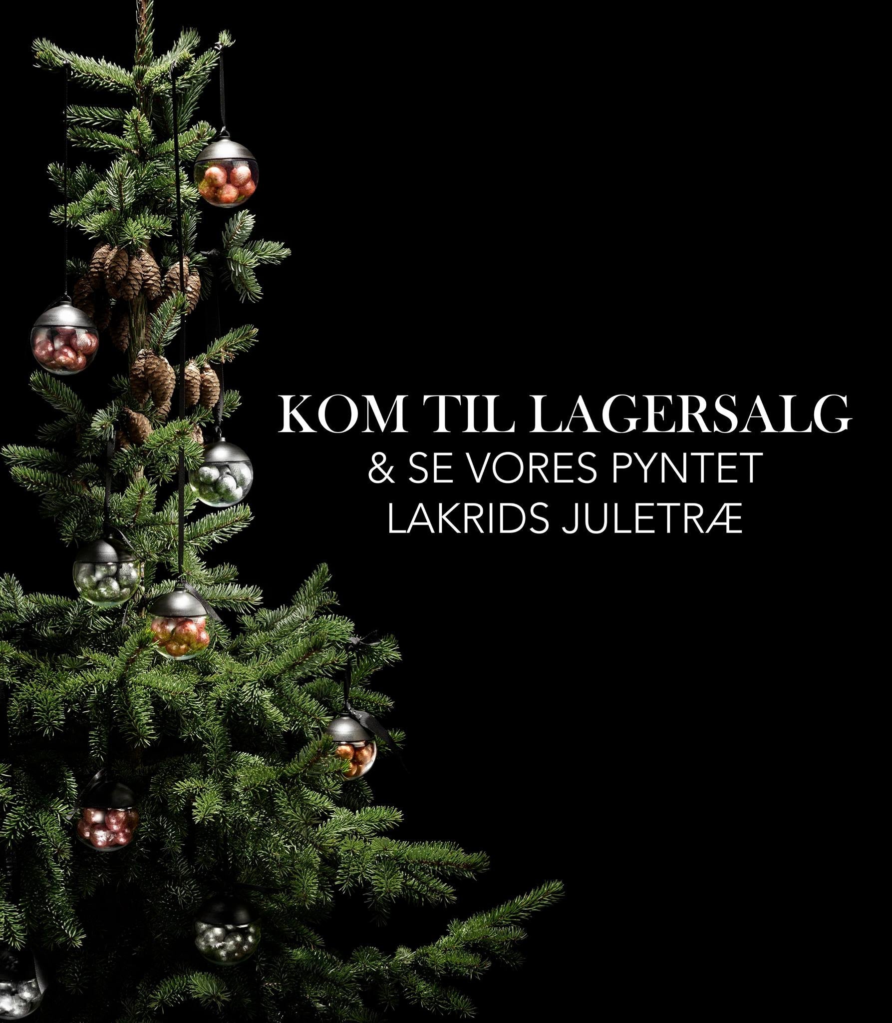 Kom til Julelagersalg lørdag den 12. November 2016.