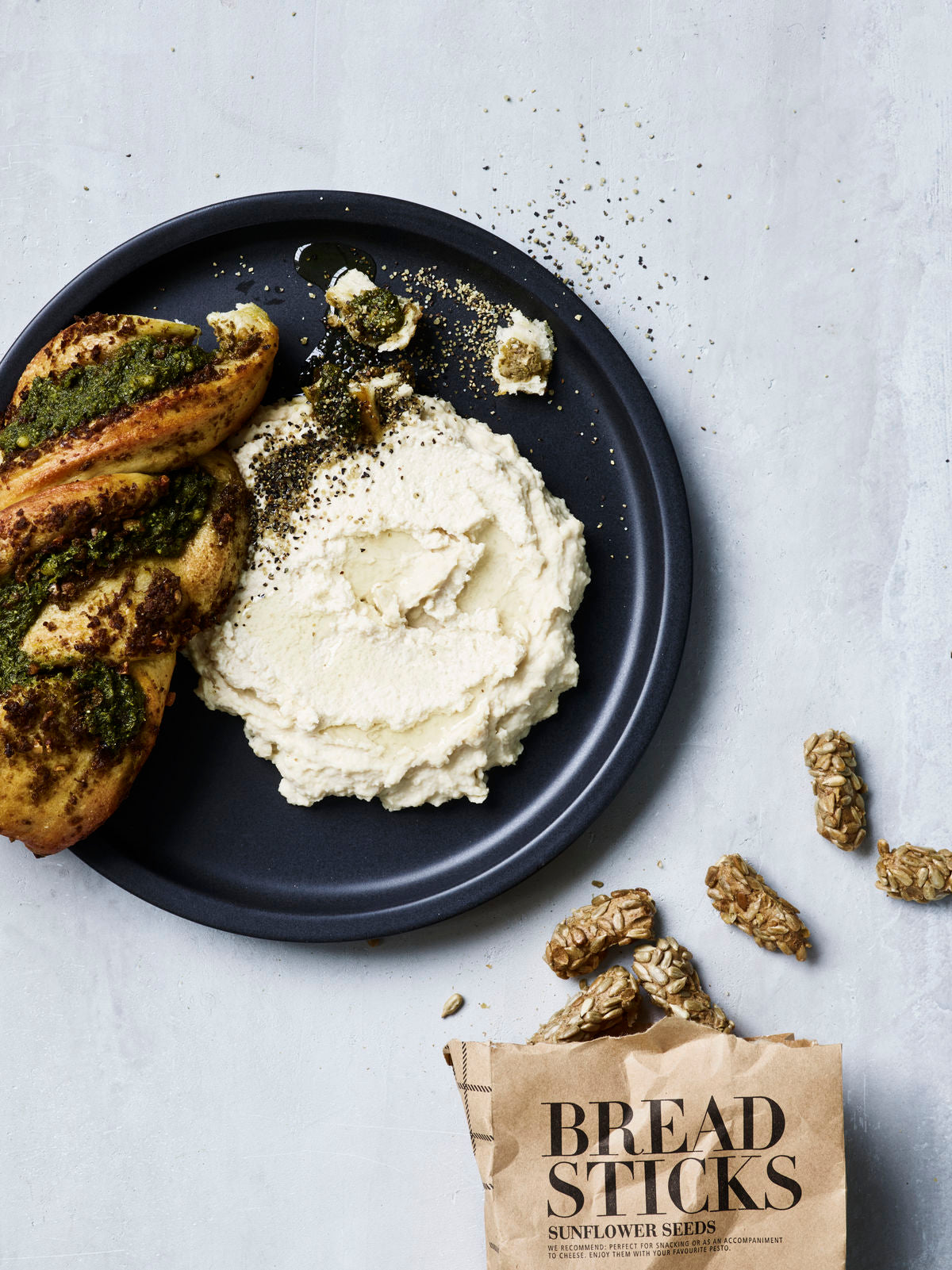 Snoet Pestobrød fra Nicolas Vahé