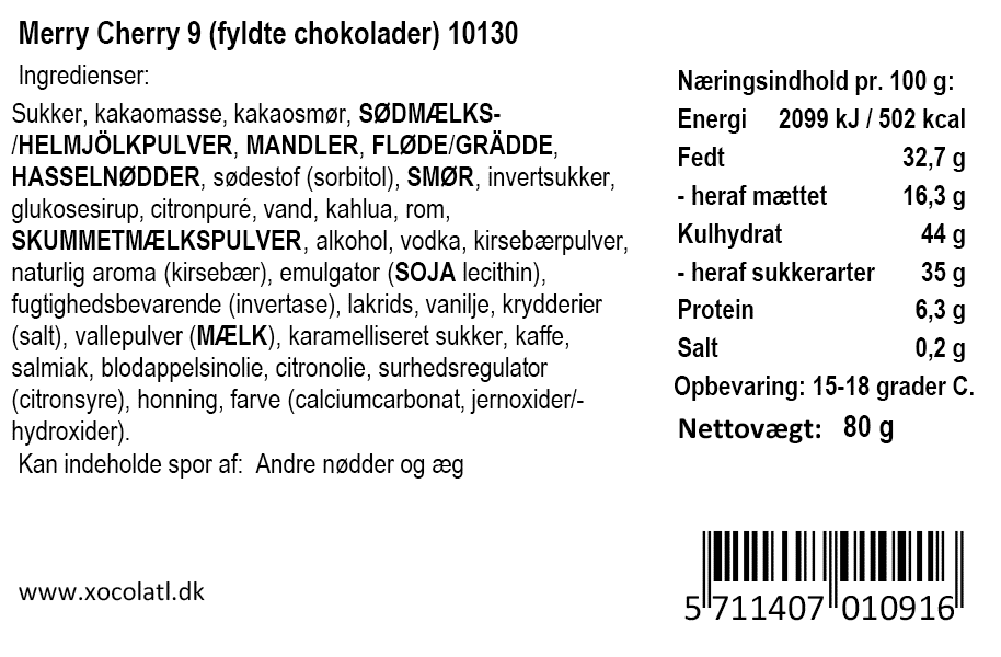 Xocolatl - Merry cherry 9