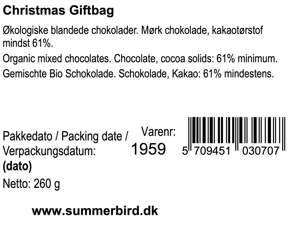 Summerbird - Christmas Giftbag