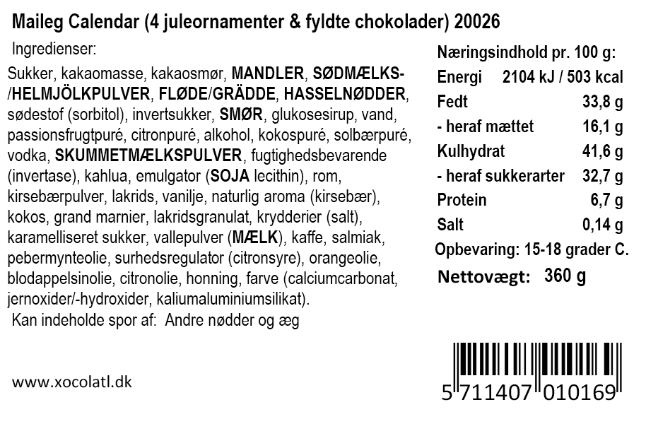 Xocolatl - Maileg Julekalender