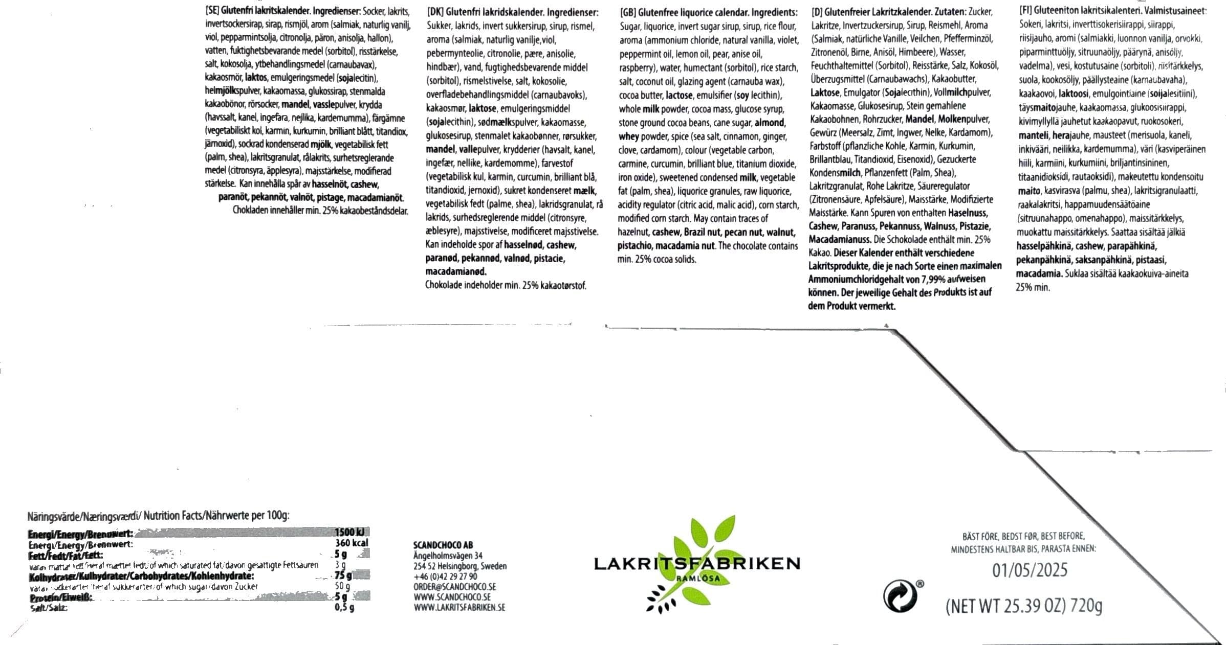 Lakritsfabriken - Lakrids Julekalender