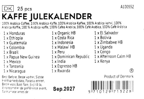 THE BREW COMPANY - Kaffe Julekalender