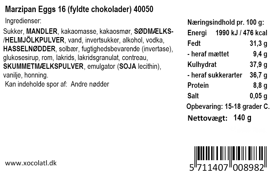 Xocolatl - Marzipan Eggs 25