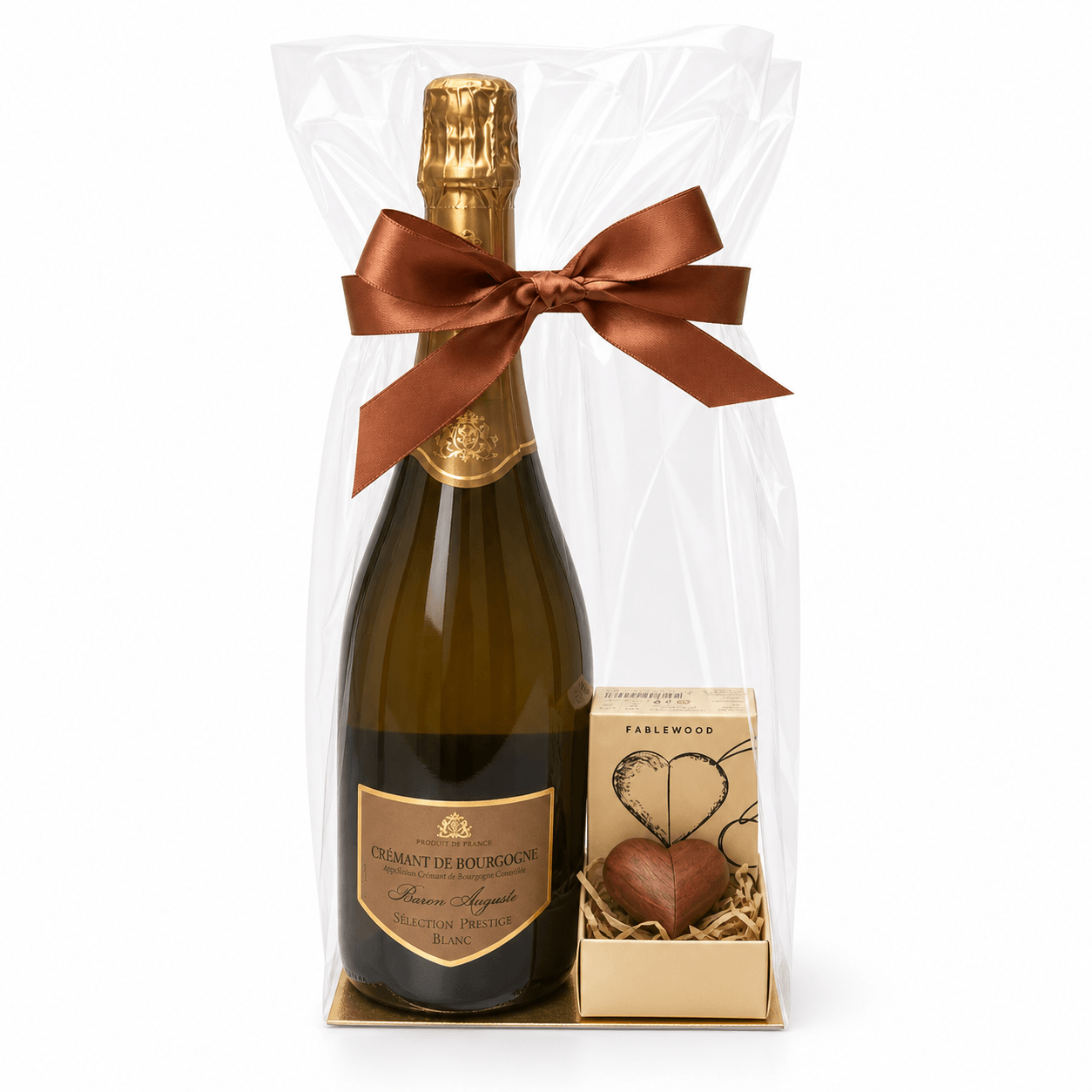 Crémant og hjerte-nøglering