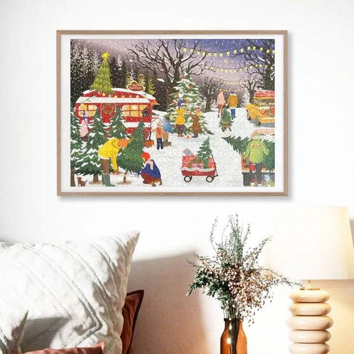 færdigt puslespil julekalender vissevasse kreativ julekalender