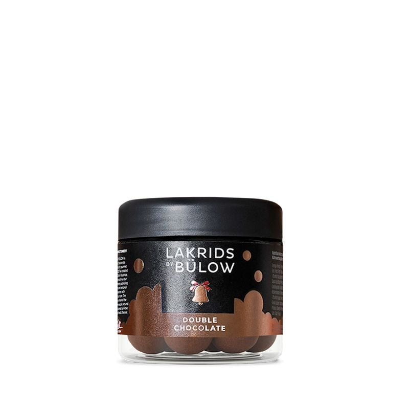 lakrids by bülow double chocolate julevariant 2025 chokolade karamel lakrids