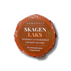 grøndals skagen laks varmrøget håndplukket hot smoked pulled salmon