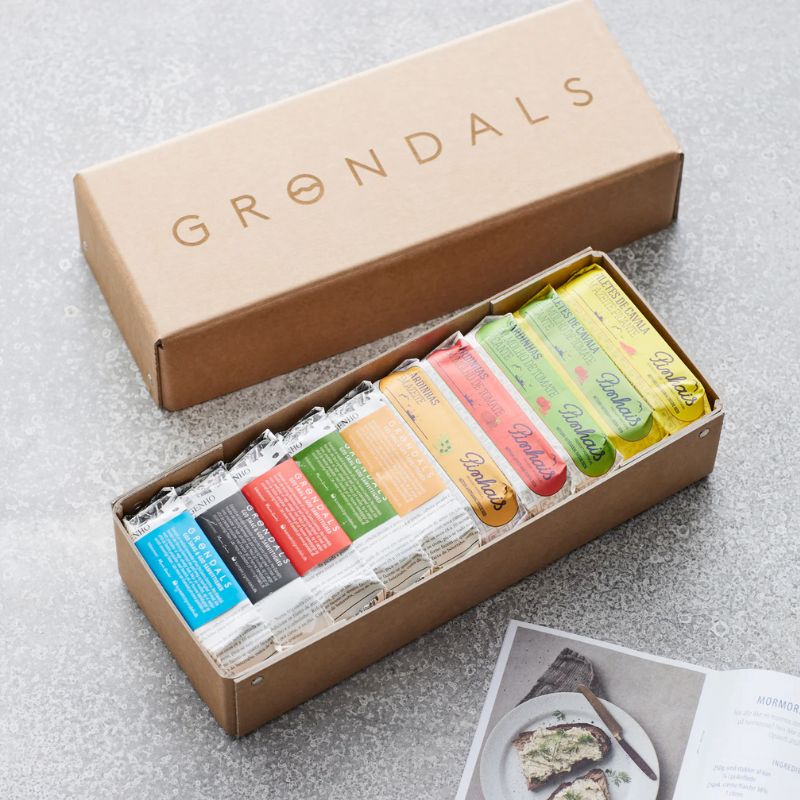 GRØNDALS - Gavekasse med fisk