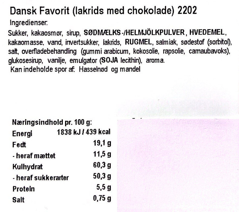 Xocolatl - Lakrids - Dansk Favorit