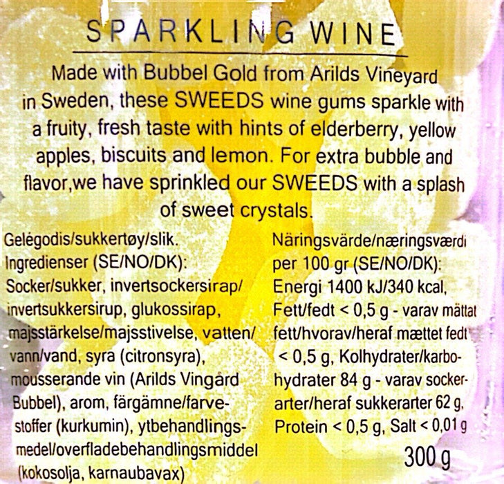 SWEEDS - Sparkling Wine Vingummi