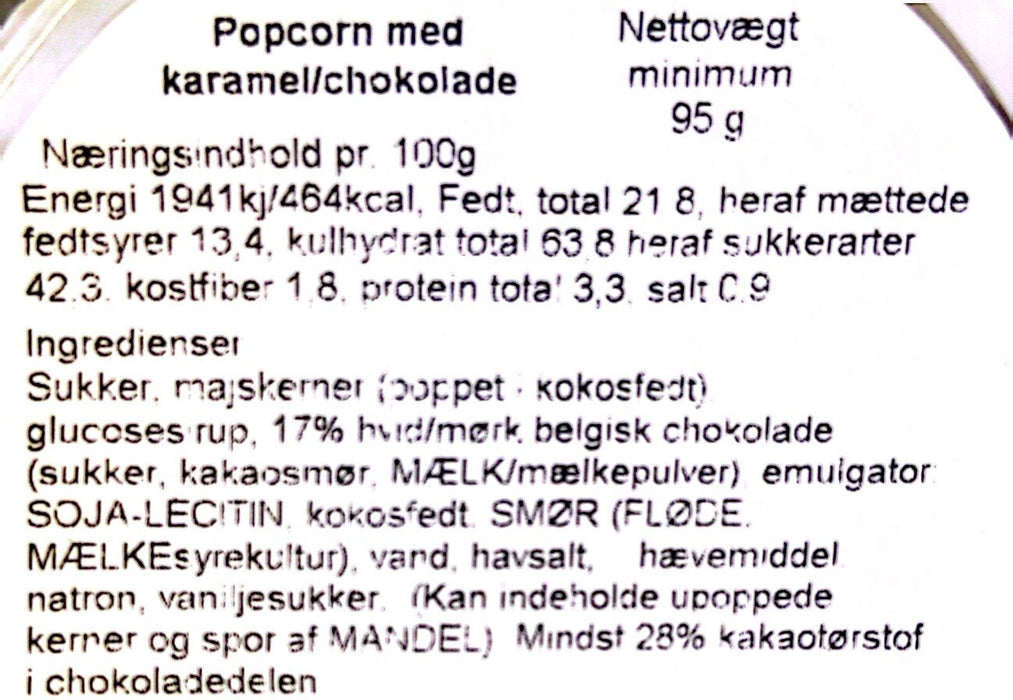 NoCrap Gourmet Popcorn - Belgisk Chokolade