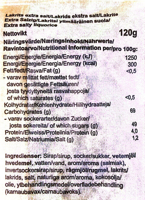 Kolsvart - Sjukt Salt Lakrids