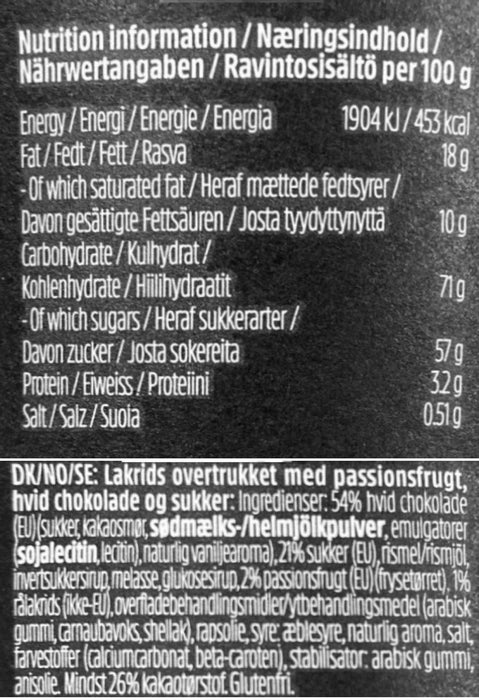 Bülow Lakrids - B passion chokolade lakrids