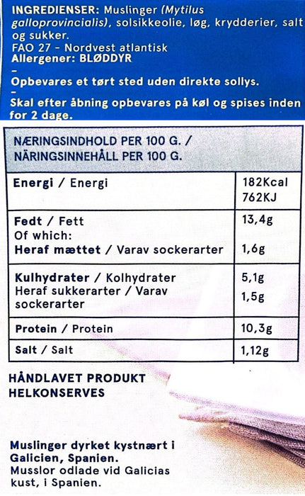 GRØNDALS - Muslinger i Hot Sauce