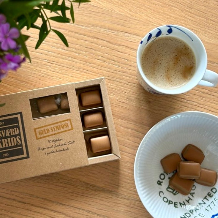 Bagsværd Lakrids Guld Symfoni kaffe chokolade