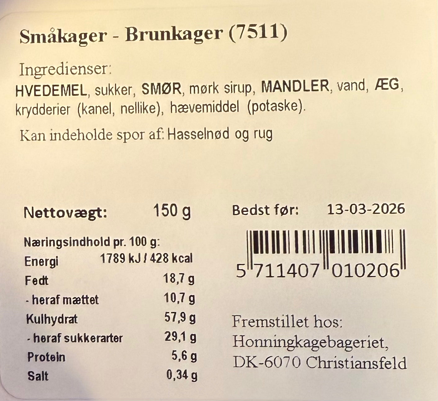 Xocolatl - Brunkager