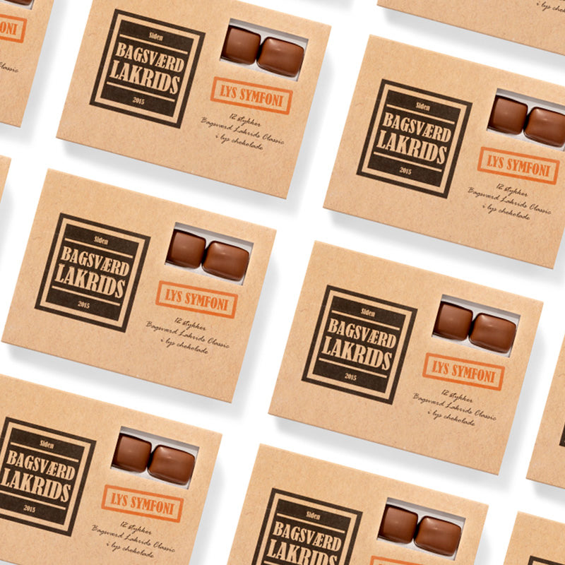 Bagsværd lakrids Lys Symfoni med chokolade