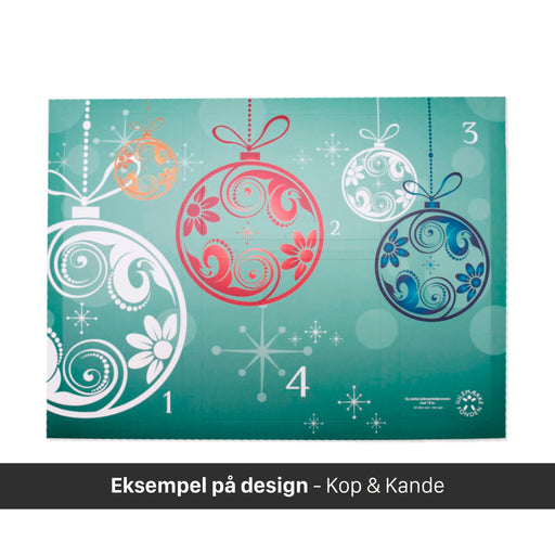 Julekalender adventskalender private label specialdesign logo kop og kande