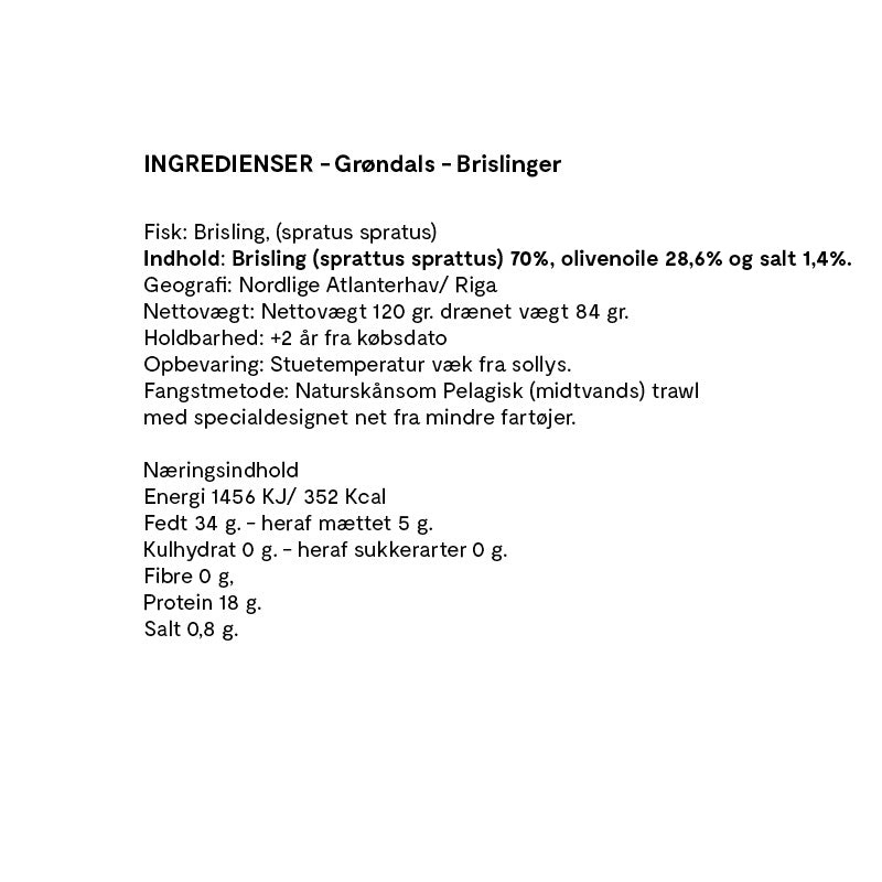 GRØNDALS - Smagekasse med fisk