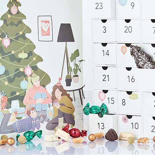 chokolade kalender familie jul 