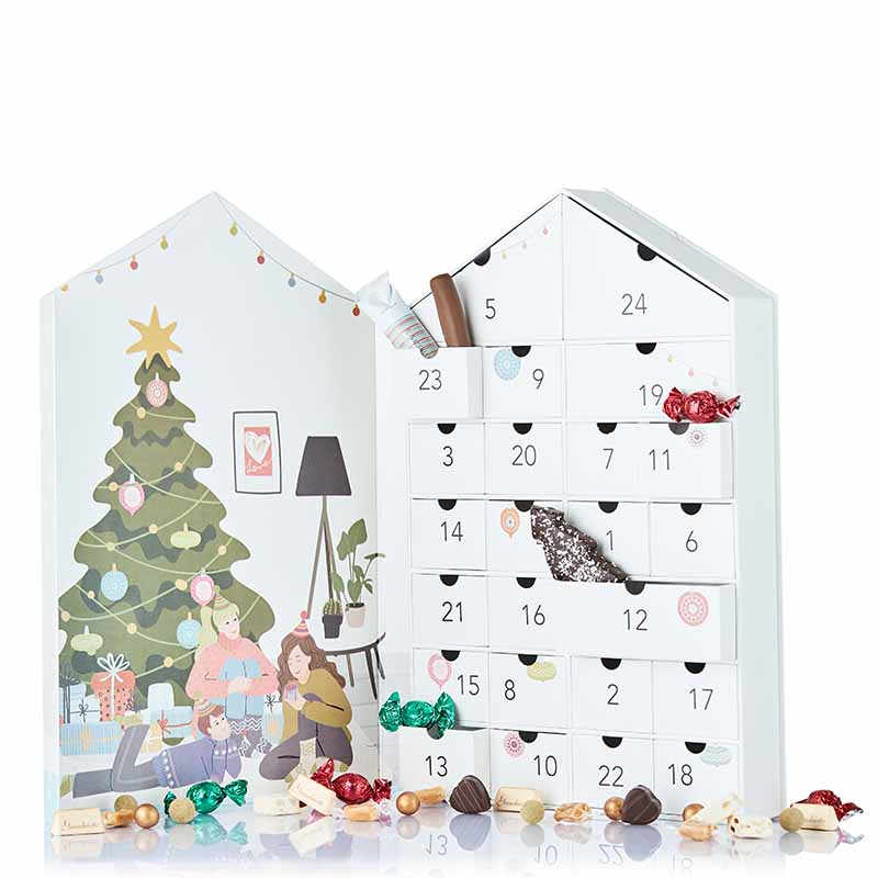 Cocoture – Julekalender hus med søde sager – Delevenlig