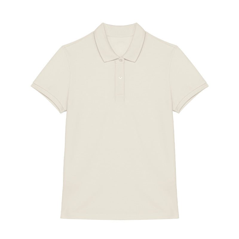 Custom Collection - Poloshirt råhvid, kvinde