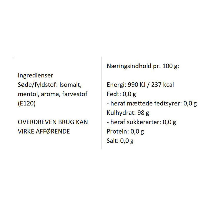 Almuegaarden – Sukkerfri pebermyntebolcher