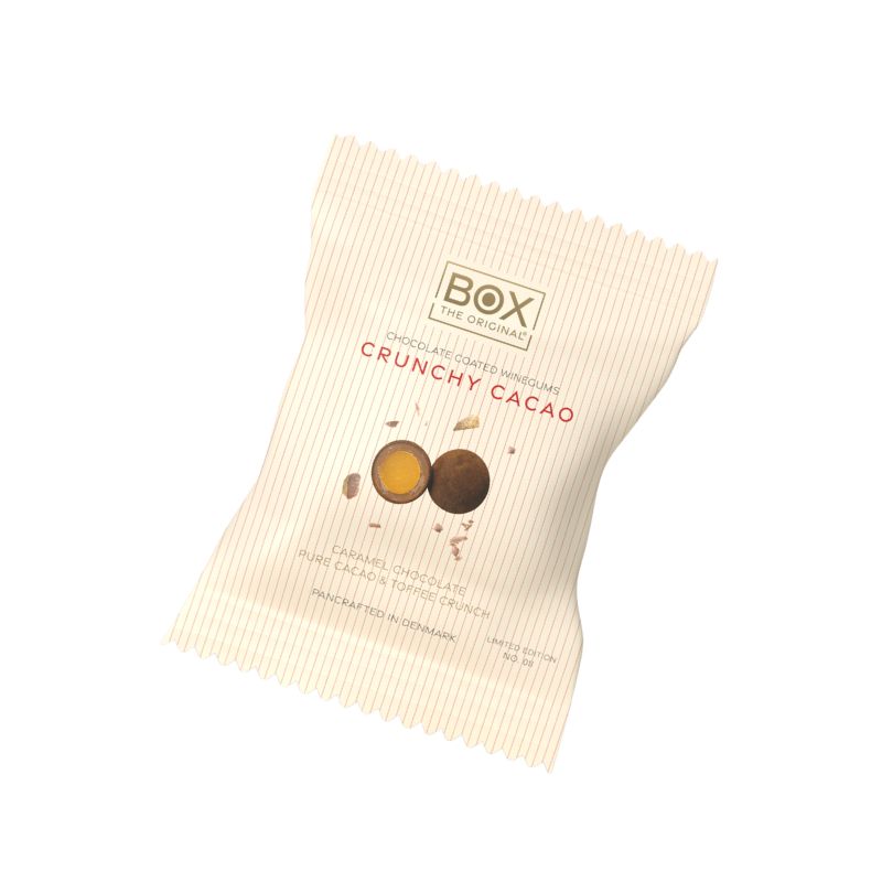 Box The Original Crunchy Cacao two pack, solgt som 50 individuelt indpakkede pakker