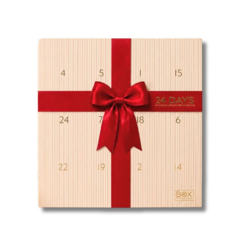 box the original chocolate coated winegums julekalender 2025