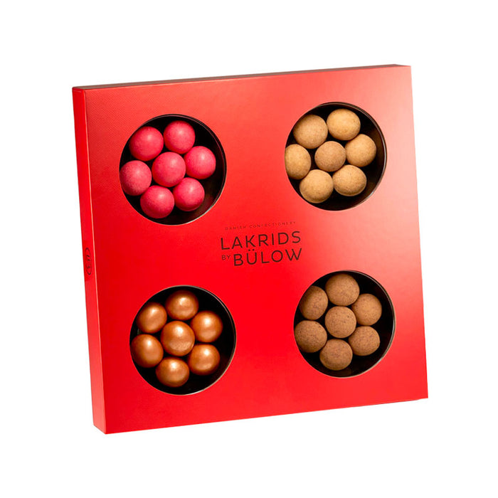 Lakrids by Bülow jul 2024 Winter selection box small gaveæske rød