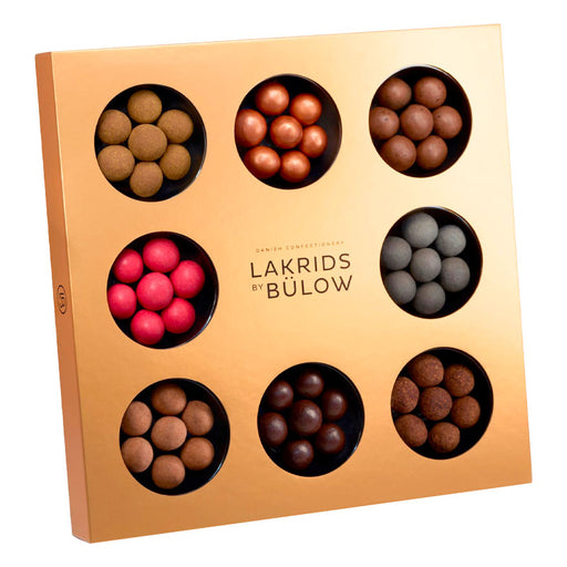 Lakrids by Bülow jul 2024 Winter selection box big gaveæske guld