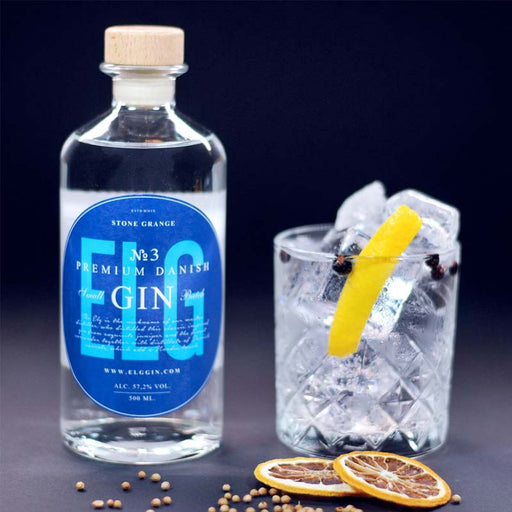 elg spirits no3 premium danish gin navy strength