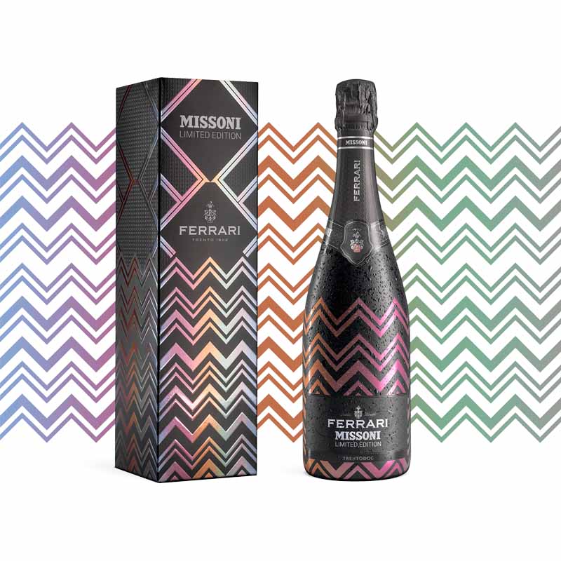 Ferrari missoni limited edition blanc de blancs multi color farve