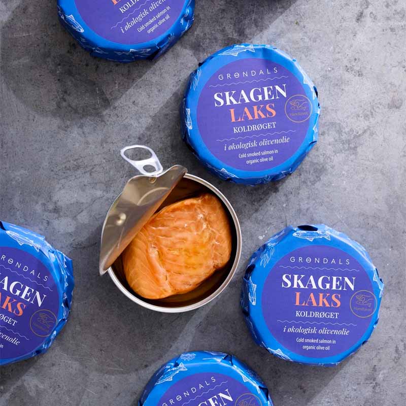 GRØNDALS - Koldrøget Laks