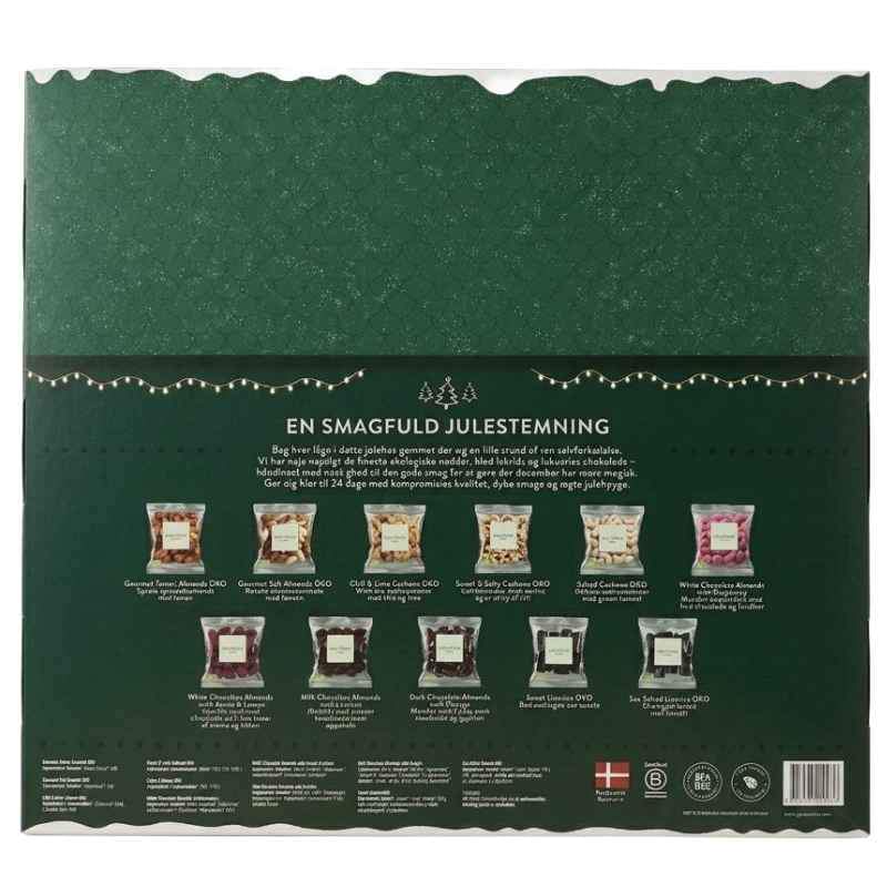 GuruSnack - Julekalender med nødder, lakrids & chokolade.