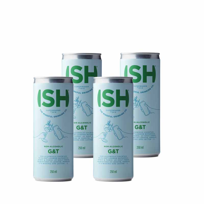 ish g&t gin tonic alkoholfri ready to drink