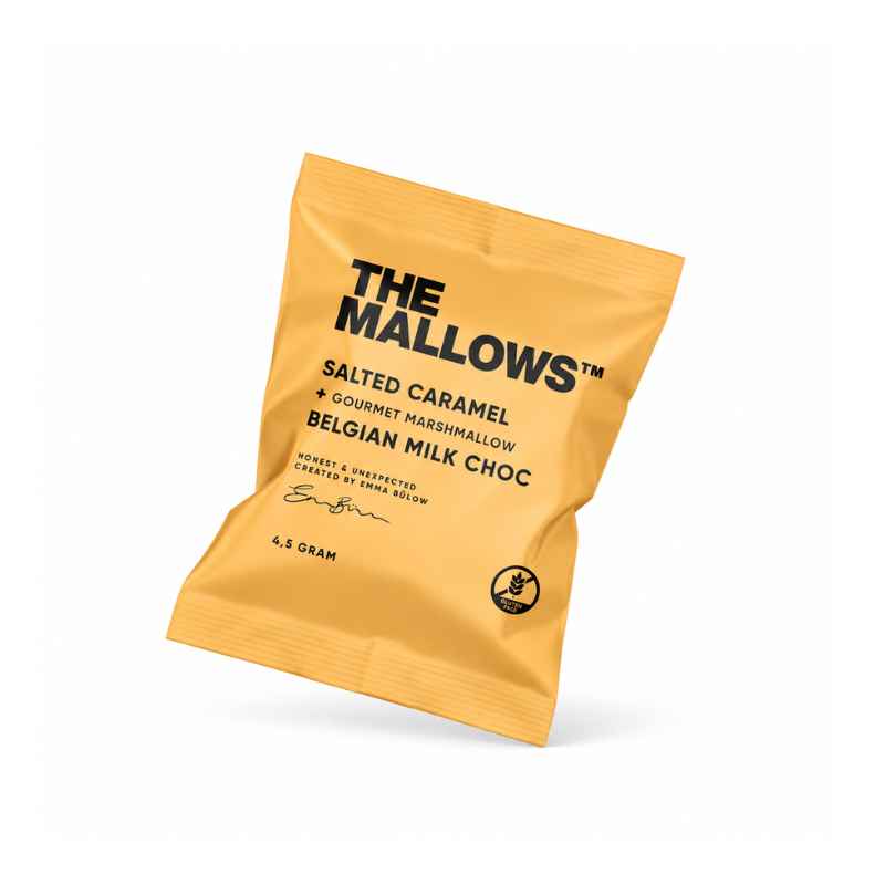 the mallows salted caramel marshmallow skumfidus flowpack individuelt indpakket