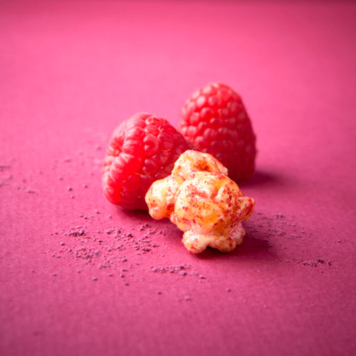 Sprøde popcorn med hindbær fra NoCrap