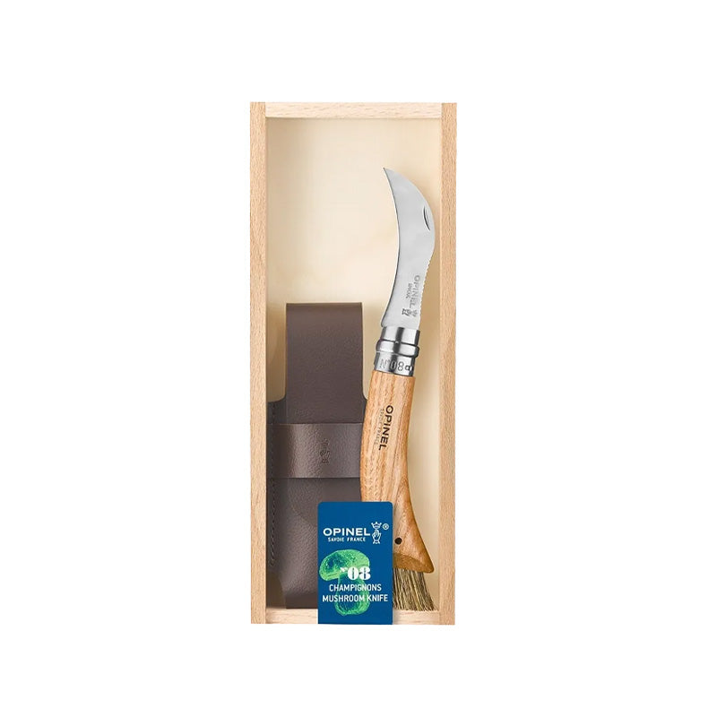 Opinel - Svampekniv med etui i gaveæske