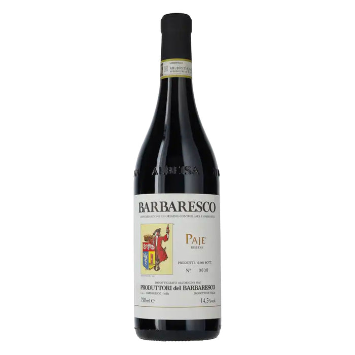 Pajé Barbaresco vintage 2019